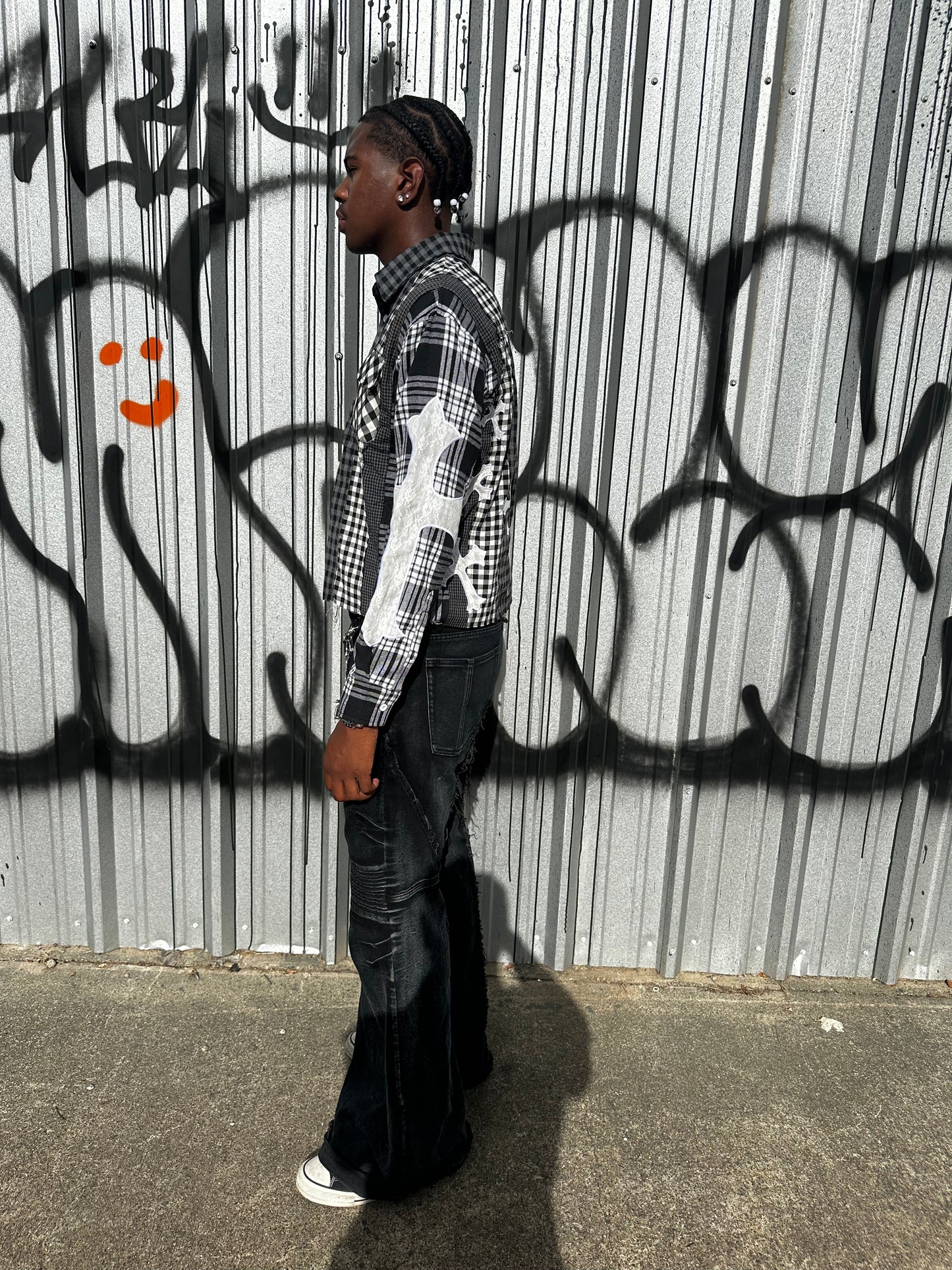 Grafted cross flannel